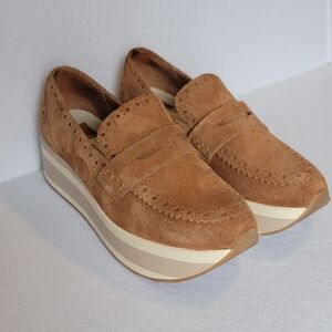 Dolce Vita Tan Platform Loafers